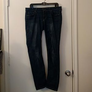 Arizona super skinny darkwash jeans like new!